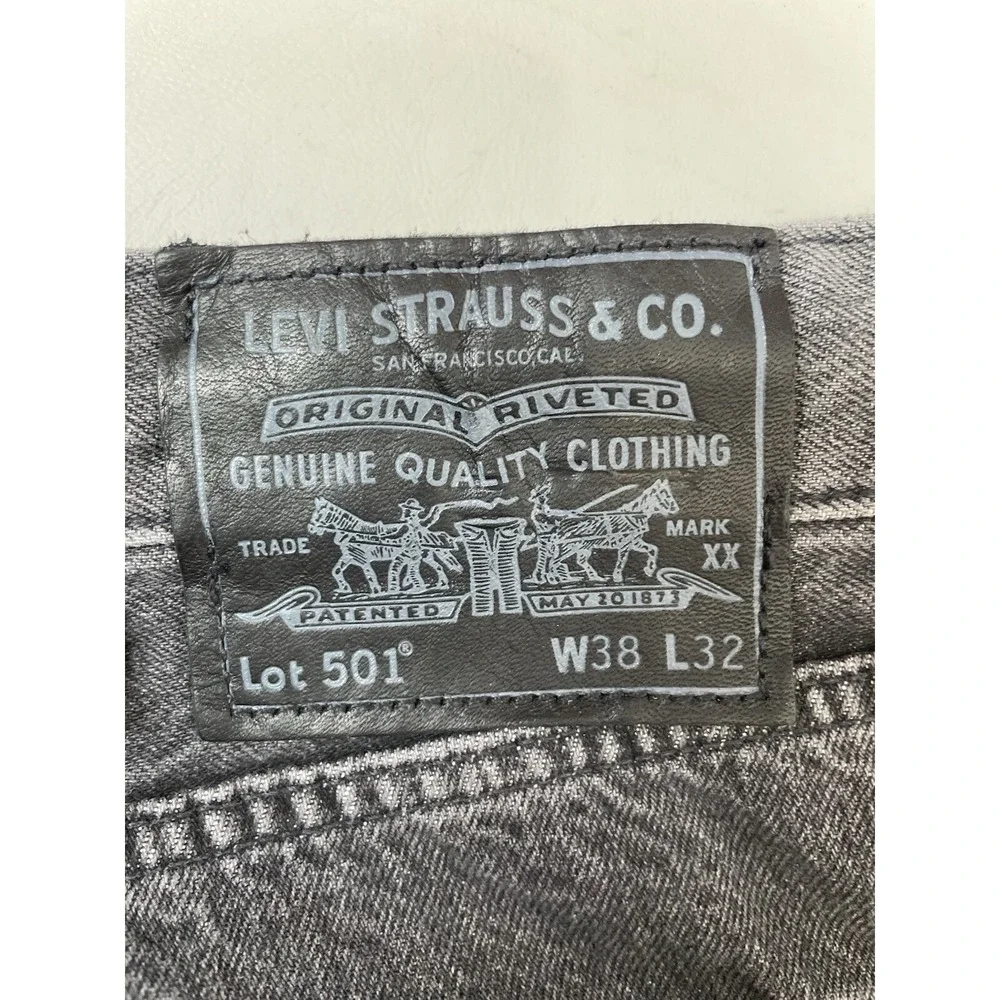 Levi's 501 Stretch Joggers Premium Denim Jeans Pants Dark Men's Size 38 x 32 NWT